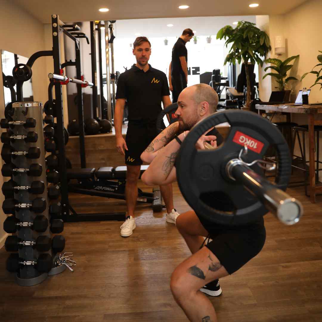 Inside the MudaGym private training studio in Amsterdam Oud-Zuid
